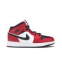 Кроссовки Air Jordan 1 Mid Chicago Black Toe GS