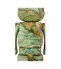 Bearbrick x atmos Aged Map 100% & 400% Set