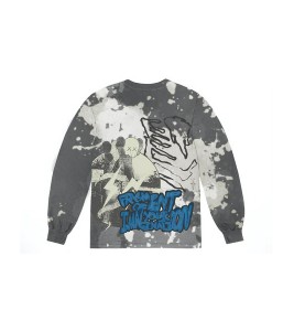 Лонгслив Travis Scott Cactus Jack + Kaws For Fragment - Фото №2