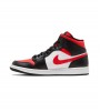Jordan 1 Mid White Black Red