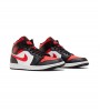 Jordan 1 Mid White Black Red