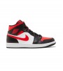 Jordan 1 Mid White Black Red