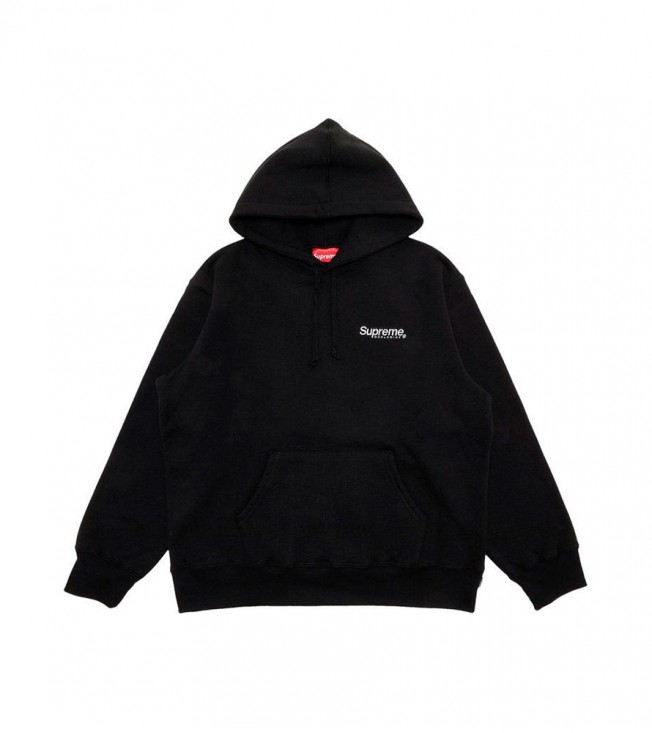 Supreme Worldwide Hooded Sweatshirt Black