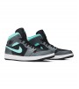 Кроссовки Jordan 1 Mid Grey Aqua