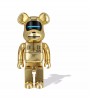 Bearbrick x BAPE x Hajime Sorayama Baby Milo 1000% Gold