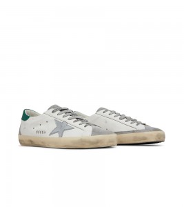 Golden Goose Super-Star White Silver Green - Фото №2