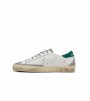 Golden Goose Super-Star White Silver Green