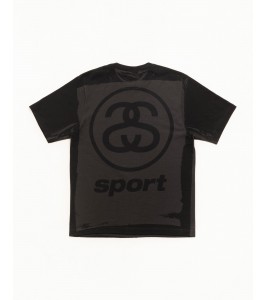 Футболка Stussy Link Sport Tee Pigment Dyed Faded Black - ???? ?20