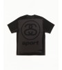 Футболка Stussy Link Sport Tee Pigment Dyed Faded Black
