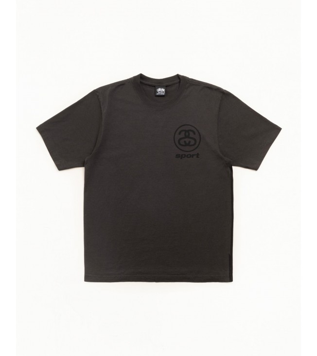 Футболка Stussy Link Sport Tee Pigment Dyed Faded Black