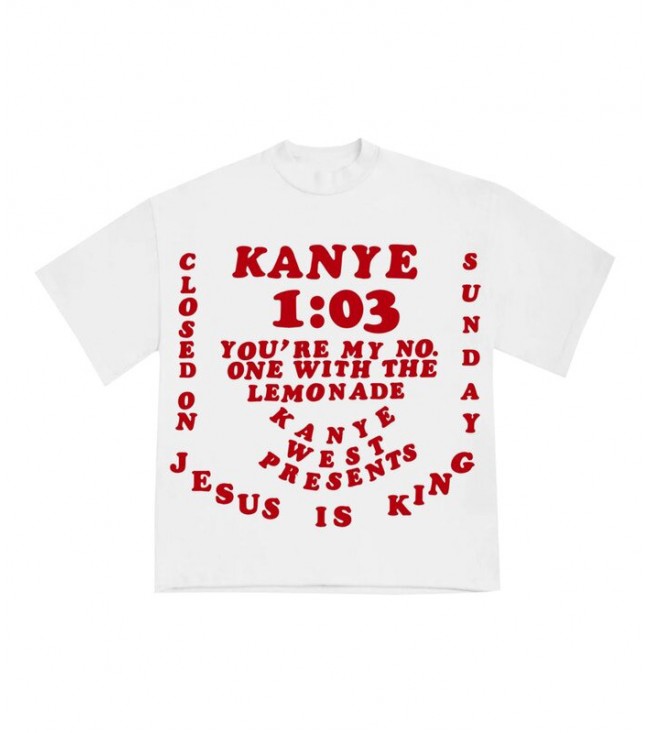 Футболка Kanye West CPFM for JIK III White