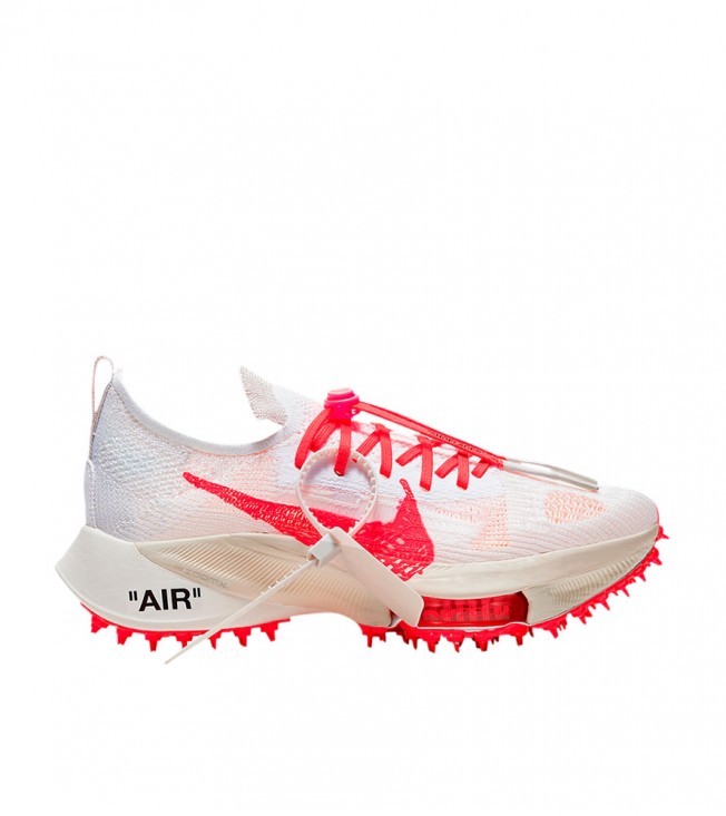 Nike Air Zoom Tempo NEXT Off White White Solar Red