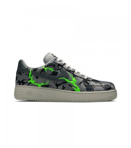 Nike Air Force 1 LX Light Smoke Grey Embroidery