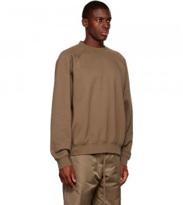 Fear Of God Essentials Brown Crewneck Sweatshirt Wood - Фото №2