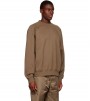 Fear Of God Essentials Brown Crewneck Sweatshirt Wood