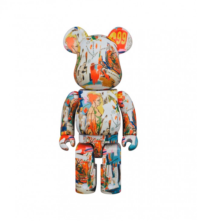 Bearbrick Andy Warhol x JEAN-MICHEL BASQUIAT #4 1000%