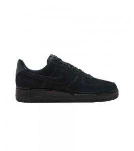 Nike Air Force 1 Low '07 Triple Black Suede WMNS