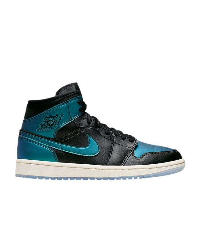 Кроссовки Air Jordan 1 Mid Iridescent Black WMNS