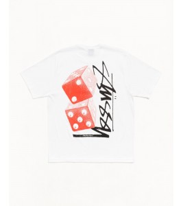 Футболка Stussy Tall Dice Tee White #20