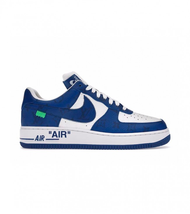 Louis Vuitton Nike Air Force 1 Low By Virgil Abloh White Royal