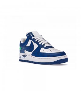 Louis Vuitton Nike Air Force 1 Low By Virgil Abloh White Royal - ???? ?20