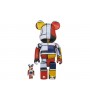 Bearbrick Piet Mondrian 100% & 400% Set