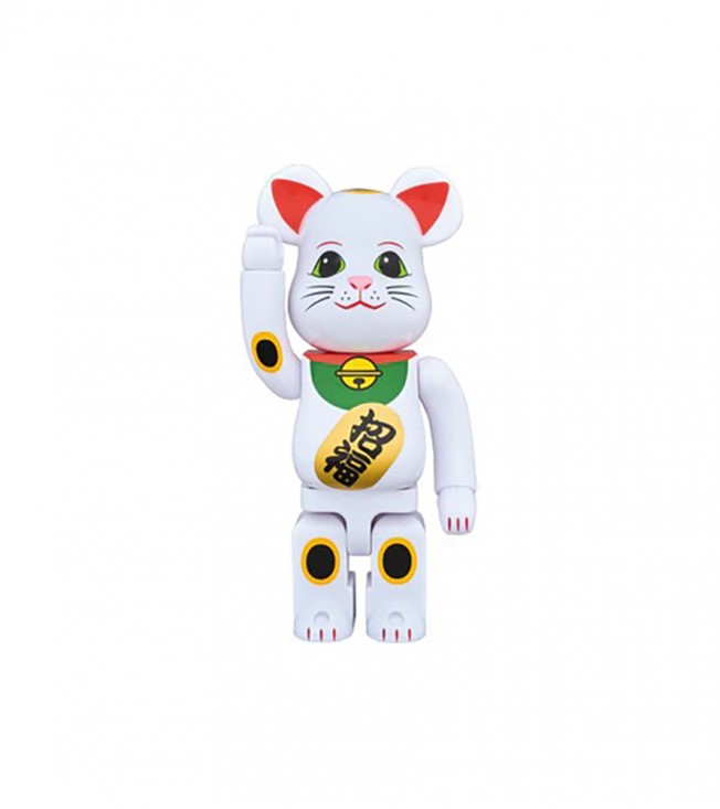 Bearbrick Beckoning Cat Invitation 400%