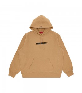 Supreme Motion Logo Hooded Sweatshirt (SS23) Dark Tan