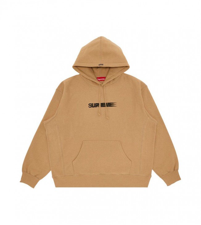 Supreme Motion Logo Hooded Sweatshirt (SS23) Dark Tan