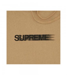 Supreme Motion Logo Hooded Sweatshirt (SS23) Dark Tan - Фото №2