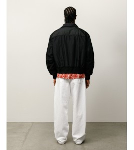 Куртка Stussy Mock Neck Flight Bomber Black - Фото №2
