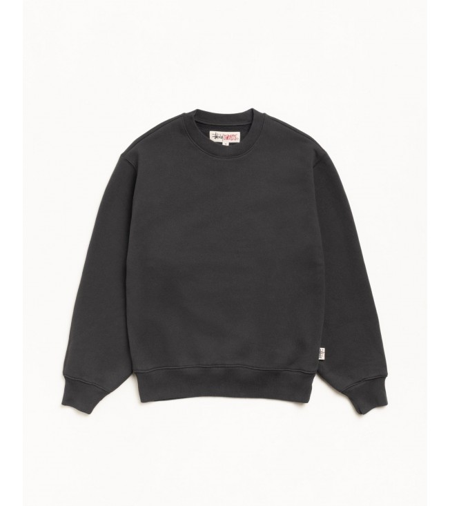 Свитшот Stussy Fleece Crew Black