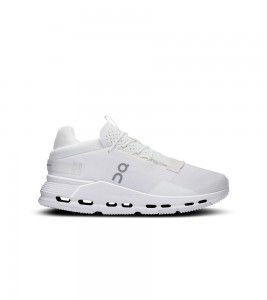 On Cloudnova 2 Ivory Grenadine All White (WMNS)