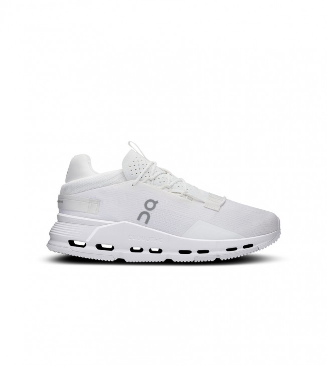 On Cloudnova 2 Ivory Grenadine All White (WMNS)