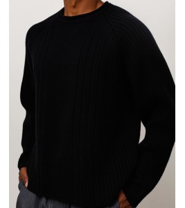 Свитер Stussy Merino Roll Neck Sweater Black - Фото №2