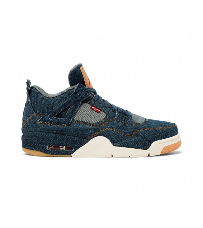 Кроссовки Jordan 4 Retro Levi's Denim (Tag with Levi's Logo)