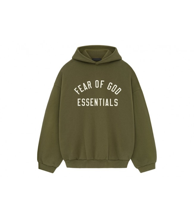 Худи Fear of God Essentials Fleece Hoodie Military
