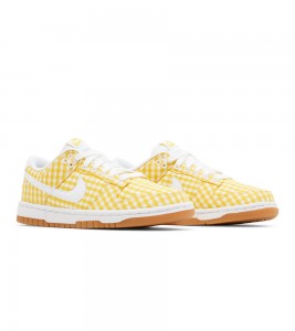 Nike Dunk Low Yellow Gingham WMNS - Фото №2