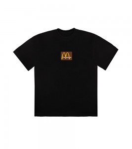 Футболка Travis Scott x McDonald's Sesame Inv Black Brown