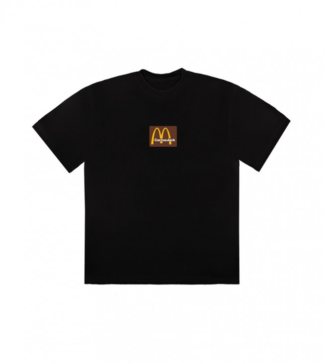 Футболка Travis Scott x McDonald's Sesame Inv Black Brown
