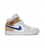 Кроссовки Jordan 1 Mid Tan Suede