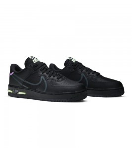 Nike Air Force 1 React Black - Фото №2