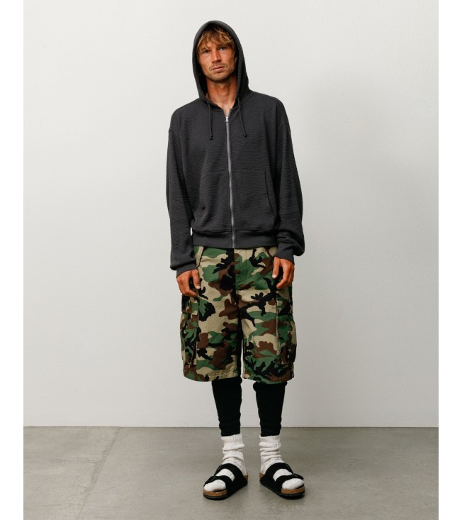 Худи Stussy Lightweight Thermal Hoodie Faded Black
