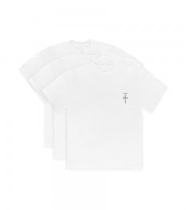 Футболка Travis Scott CJ White (3 штуки)