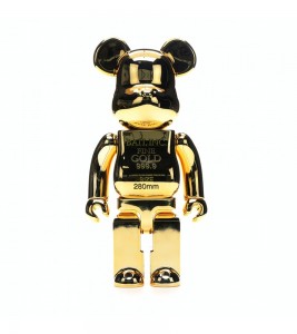 Bearbrick Bait Gold Bar 400% Gold