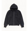 Худи Stussy Beach Roots Zip Hoodie Garment Dyed Faded Black