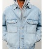 Куртка Stussy Denim Trucker Jacket Light Wash Indigo