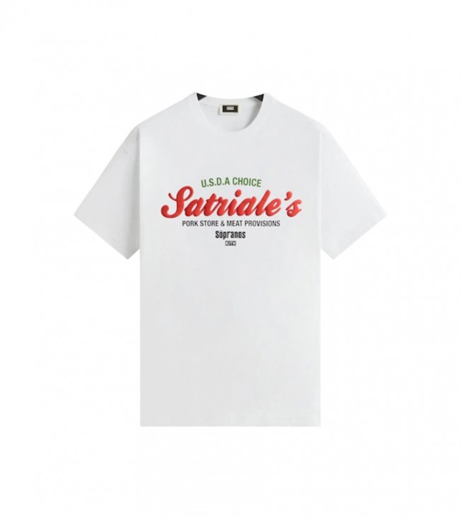 Футболка Kith x The Sopranos Satriale'S Vintage White