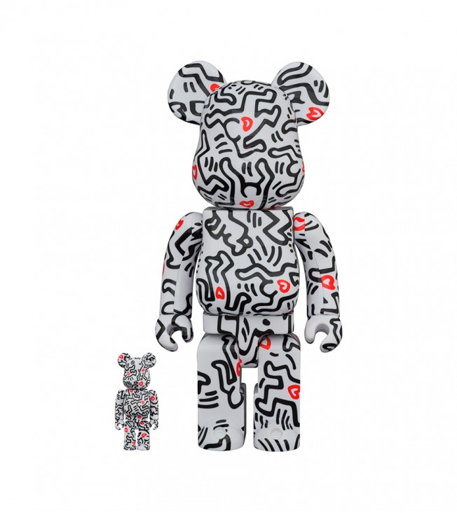 Bearbrick Keith Haring #8 100% & 400%