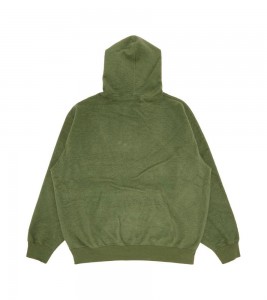 Supreme Inside Out Box Logo Hooded Sweatshirt Light Olive - Фото №2